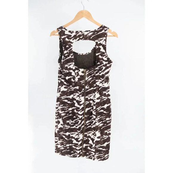 Michael Kors Brown and Cream zip up dress. | 6 - Picture 7 of 10